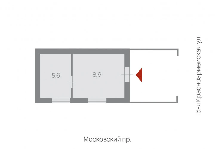 Здание 14,5 кв.м с участком под реконструкцию